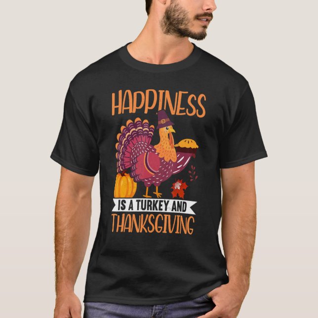 Turkey And Thanksgiving Thanks Giving  Thanksgivin T Shirt (Framsida)
