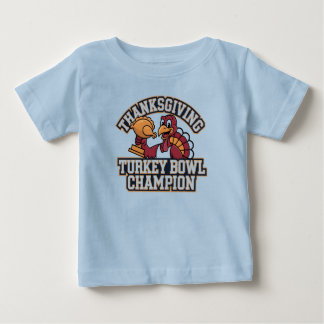 Turkey Bowl Champion Game Day Food Football Fun T Shirt