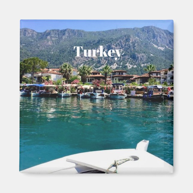 Turkey coastal town magnet (Framsidan)
