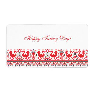 TURKEY DAY FOLKLORE FRAKTSEDEL