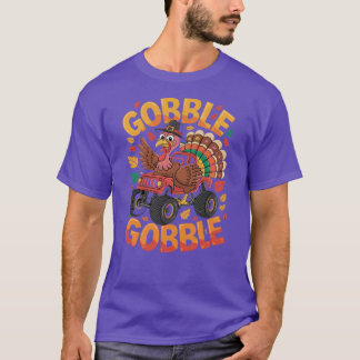 Turkey Day Thanksgiving Fall Boys Kids Turkey Todd T Shirt