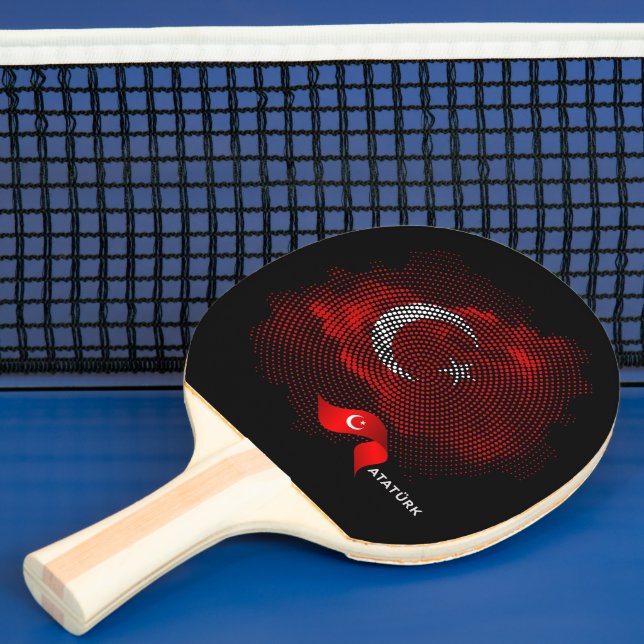 Turkey flag pingisracket (Insitu)