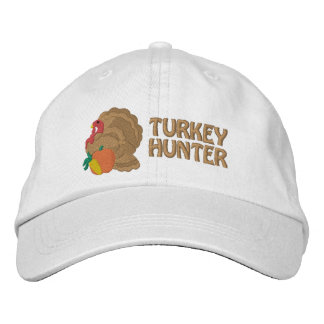 Turkey Hunter Embroidered Cap - Customizable Broderad Keps