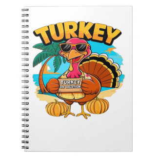 Turkey on Vacation in Jamaica Classic T-Shirt.png Anteckningsbok