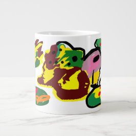 Turkey paint  jumbo mugg