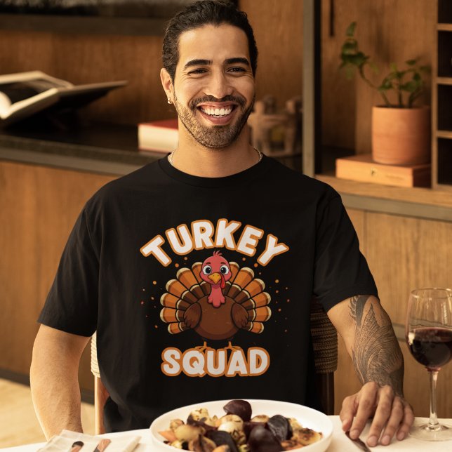 Turkey Squad, Fun Thanksgiving  T Shirt (Skapare uppladdad)