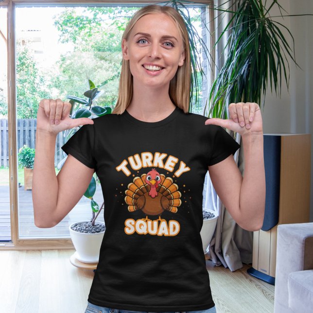 Turkey Squad, Fun Thanksgiving  T Shirt (Skapare uppladdad)
