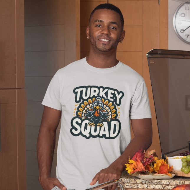 Turkey Squad, Fun Thanksgiving  T Shirt (Skapare uppladdad)