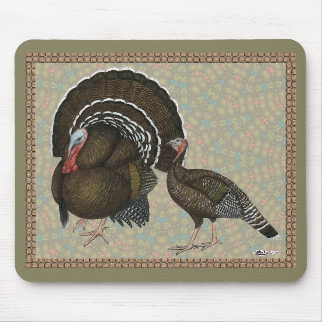 Turkey Standard Bronze Porträtt Musmatta (Framsidan)