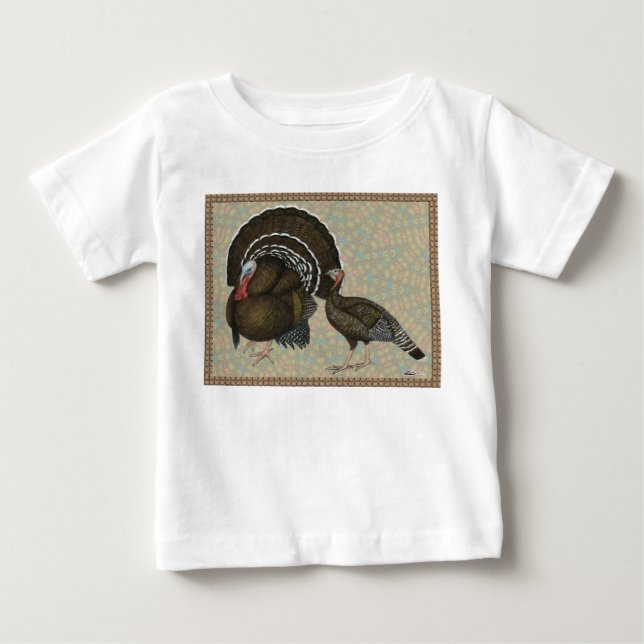 Turkey Standard Bronze Porträtt T Shirt (Framsida)