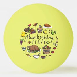 Turkey Thanksgiving   Ping Pong Ball Pingisboll