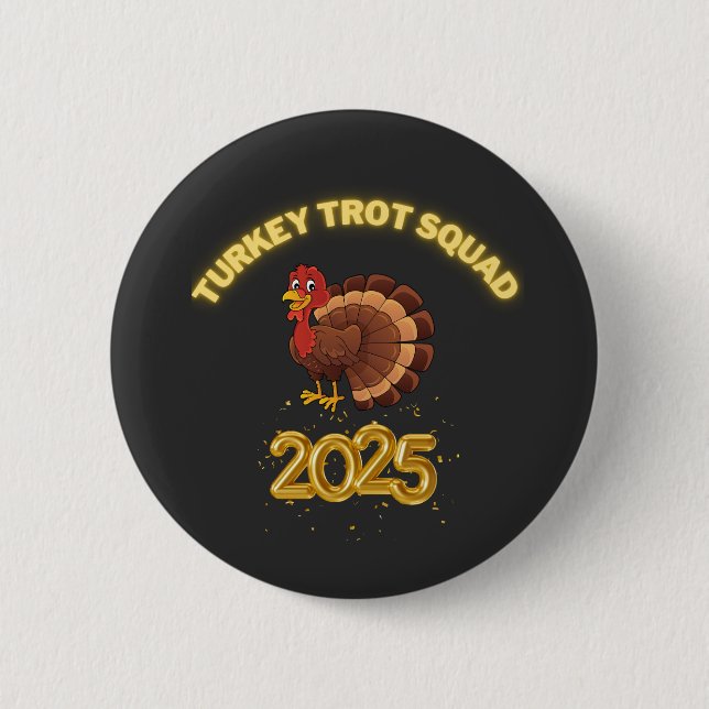 Turkey Trot Squad 2025 Knapp (Framsida)