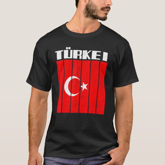 Turkey Türkiye Ankara Istanbul Turkish 3 T Shirt (Framsida)