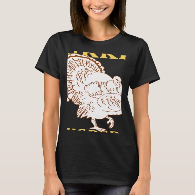 TURKEY Whisperer Awesome  Designs Present T Shirt (Framsida)