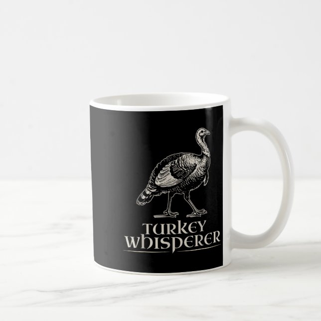 Turkey Whisperer Funny Hunting Gift For Men Women  Kaffemugg (Höger)