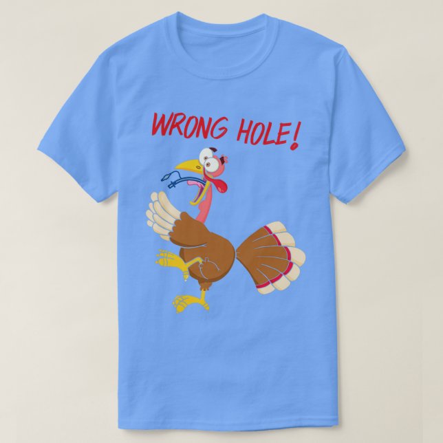 Turkey Wrong Hole Anesthesia Tubed T Shirt (Design framsida)