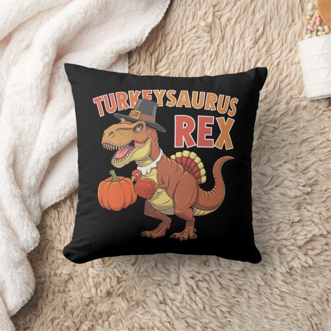 Turkeysaurus Rex Dab Kalkon Dino Småpojkar  Kudde (Filt)