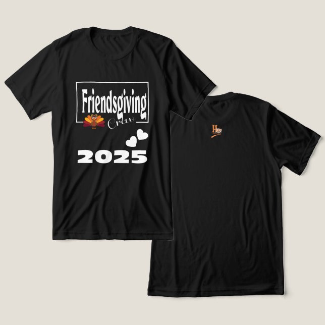 TurkeyTribe Crew 2025 T Shirt (Design fram och bak)