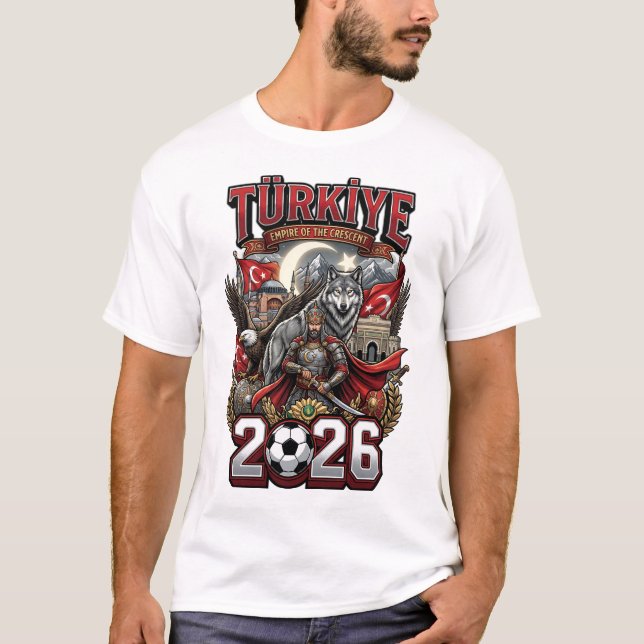 Turkiet 2026 Fan T-Shirt (Framsida)