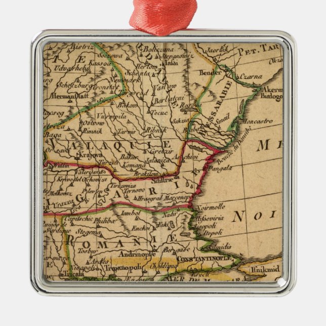 Turkiet 2 julgransprydnad metall (Framsidan)