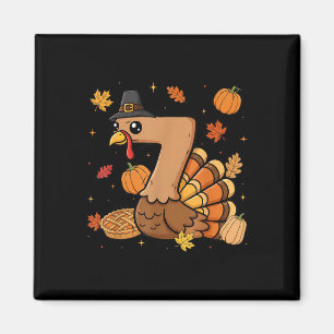 Turkiet 7 Thanksgiving Pumpa Gen Z Alpha Meme Matt Magnet