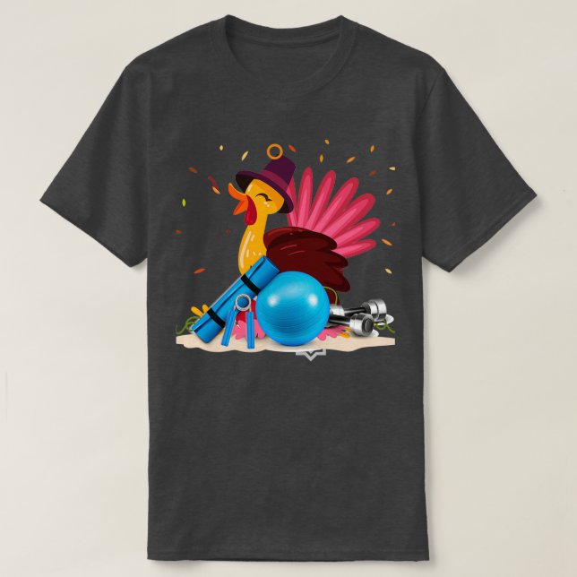 Turkiet Aerob Gymnastikspelare Turkiet Spelar Sp T Shirt (Design framsida)