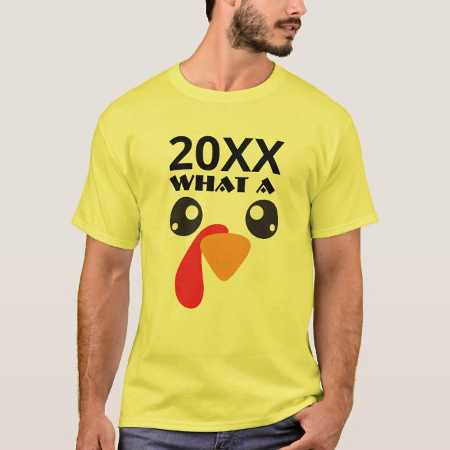 "Turkiet" American Slang Tee, Thanksgiving Quote T Shirt (Framsida)