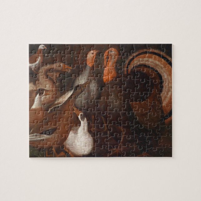 Turkiet Ankor 1 Pigeon Thanksgiving Puzzle Pussel (Horisontell)
