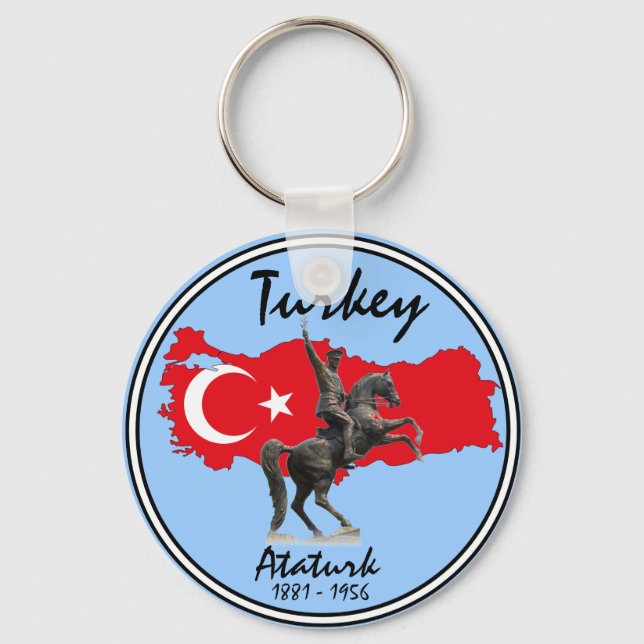Turkiet-Ataturk Nyckelring (Framsida)