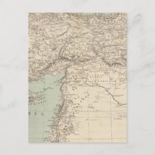 Turkiet Atlas Karta Vykort