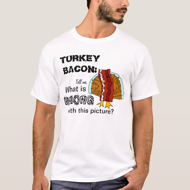 Turkiet baconskjorta t-shirt (Framsida)