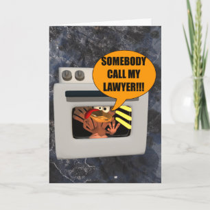 Turkiet behöver ett advokatkort för Thanksgiving Helgkort