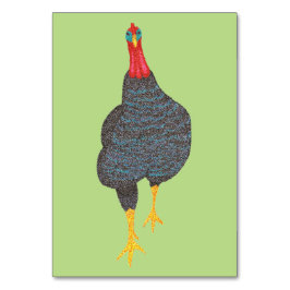 Turkiet börjar läsa fickkort för vuxnor bordsnummer