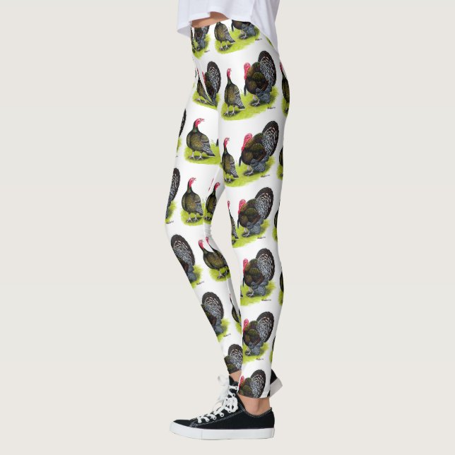 Turkiet Broad Breast Bronze Leggings (Vänster)