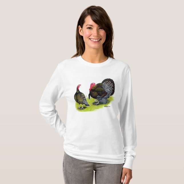 Turkiet Broad Breast Bronze T Shirt (Hel framsida)