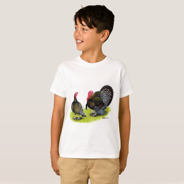 Turkiet Broad Breast Bronze T Shirt (Hel framsida)