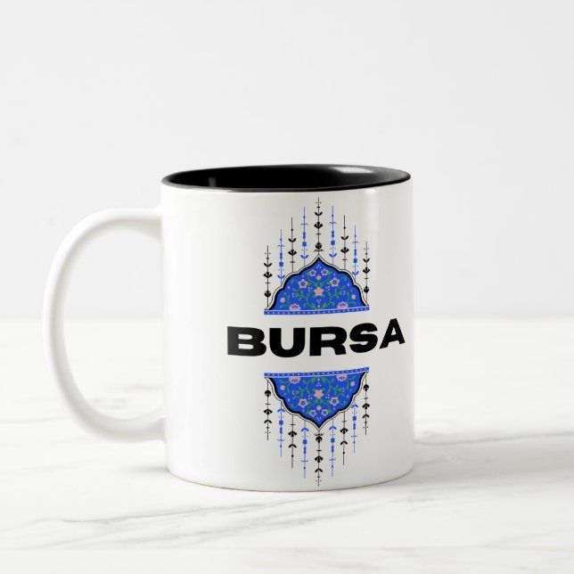 Turkiet Bursa Souvenir Två-Tonad Mugg (Vänster)