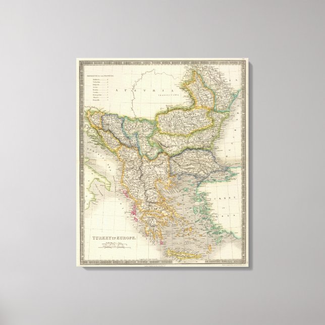 Turkiet Canvastryck (Framsida)