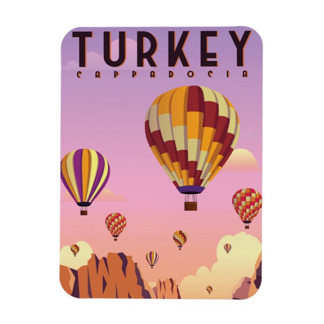 Turkiet Cappadocia Magnet (Vertikal)