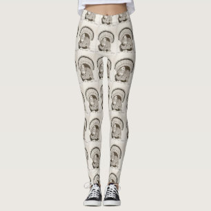 Turkiet damasker leggings
