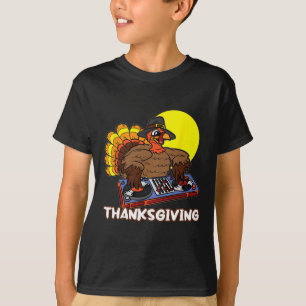 Turkiet DJ Thanksgiving Day Coola Fall Dance Music T Shirt
