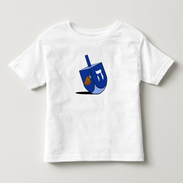 Turkiet Dreidel utslagsplatsungar T-shirt (Framsida)