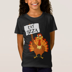 Turkiet Eat Pizza Funny Vegan Thanksgiving Manar W T Shirt