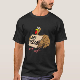 Turkiet Eat Pizza Kids Vuxen Vegan Funny Lycklig T Shirt