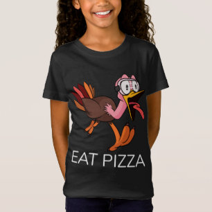 Turkiet Eat Pizza Manar Women Kid Vegan Vegetarian T Shirt
