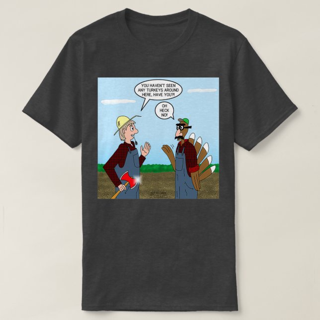 Turkiet Farmer Disguise T Shirt (Design framsida)
