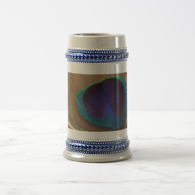 Turkiet Feather Grått /Blue 22 oz Stein Sejdel (Center)