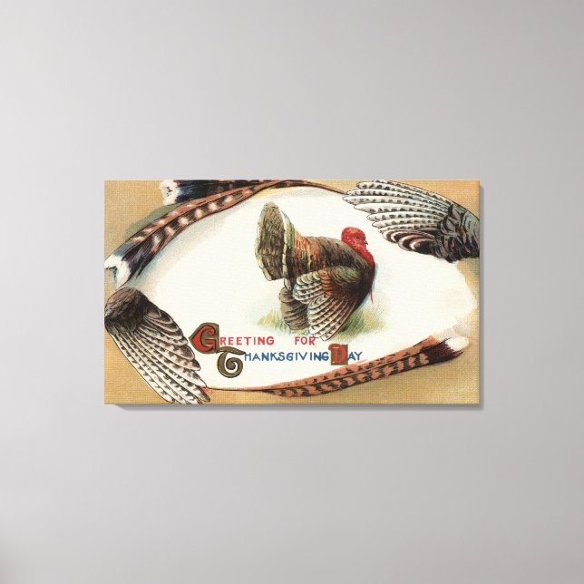 Turkiet Feathers Canvastryck (Framsida)