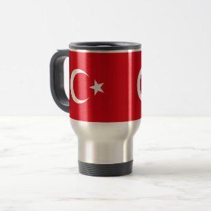 Turkiet flagg resemugg