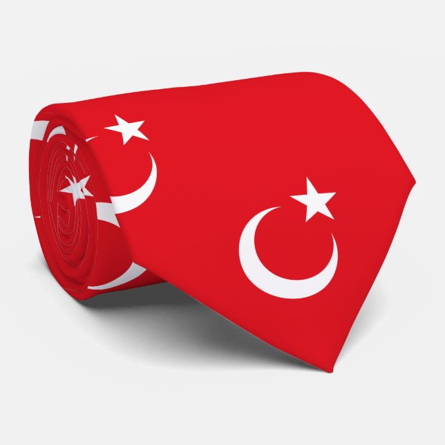 Turkiet flagg slips (Rullad)